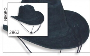 imagen sombrero ranchero  piel color negro
