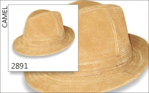 imagen Sombrero tirolés piel color camel